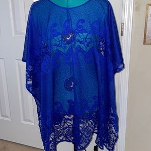 Royal blue kaftan